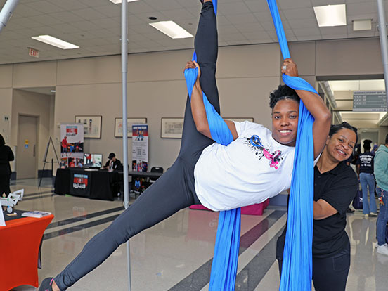 This is a photo from last year's afterschool expo