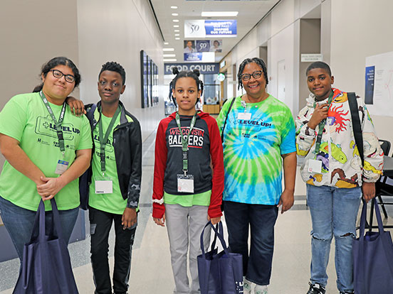 This is a group photo from last year's afterschool expo