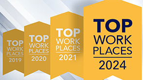 HCDE has been rated one of Houston's Top Workplaces for four years!
